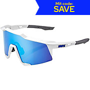 100 Speedcraft Matte White Blue Sunglasses 2022